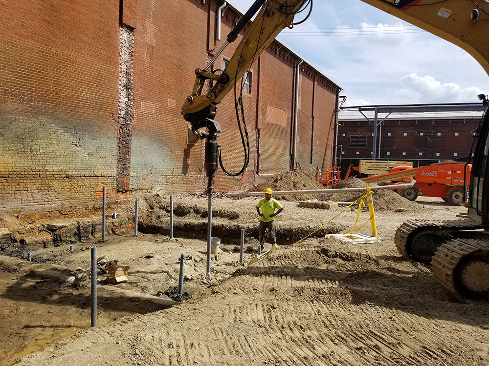 site prep taking place